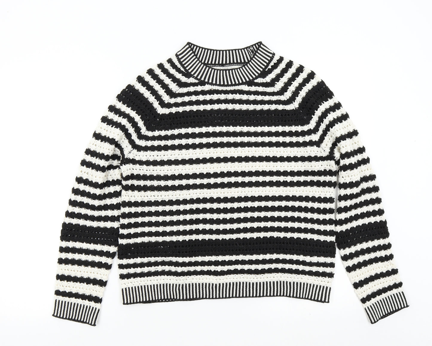 Papaya Womens Multicoloured Striped Knit Pullover Jumper Size M