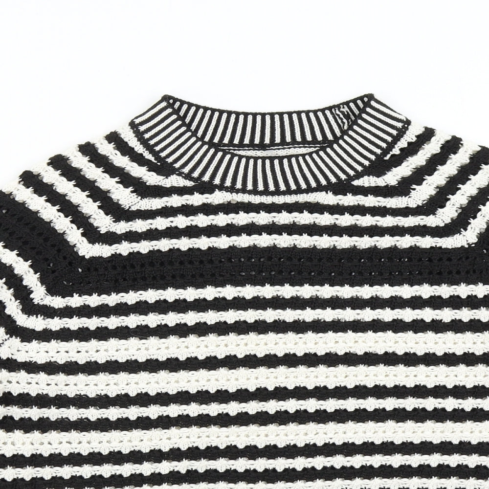 Papaya Womens Multicoloured Striped Knit Pullover Jumper Size M