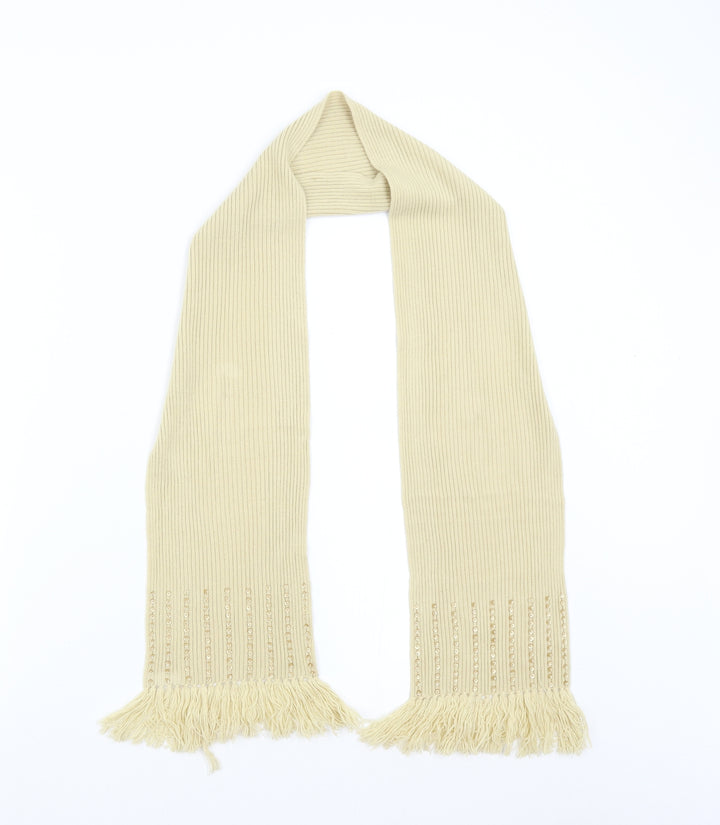 Preworn Womens Beige  Knit  Scarf