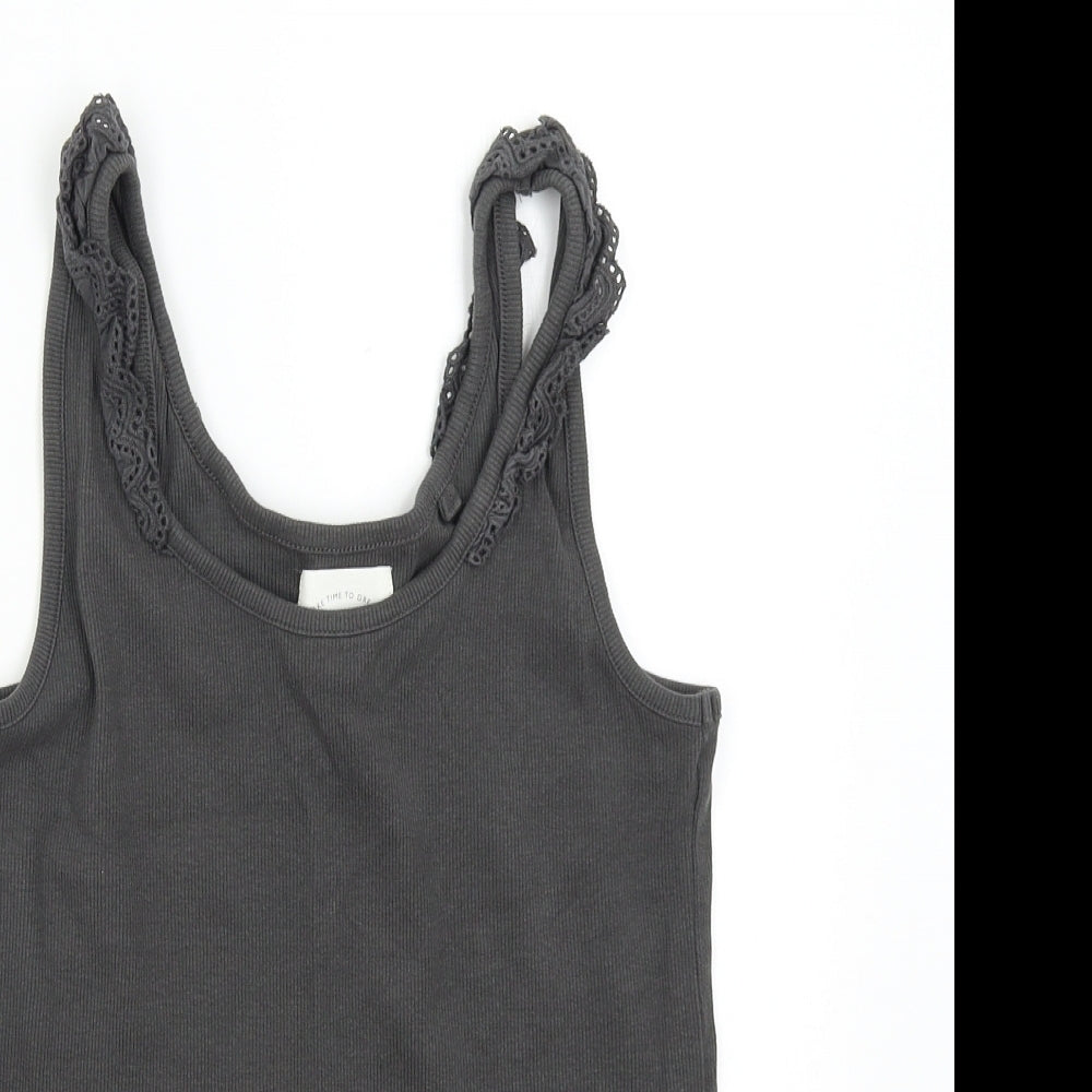 NEXT Womens Grey   Basic Tank Size 10