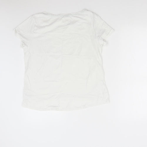 NEXT Womens White   Top Pyjama Top Size M