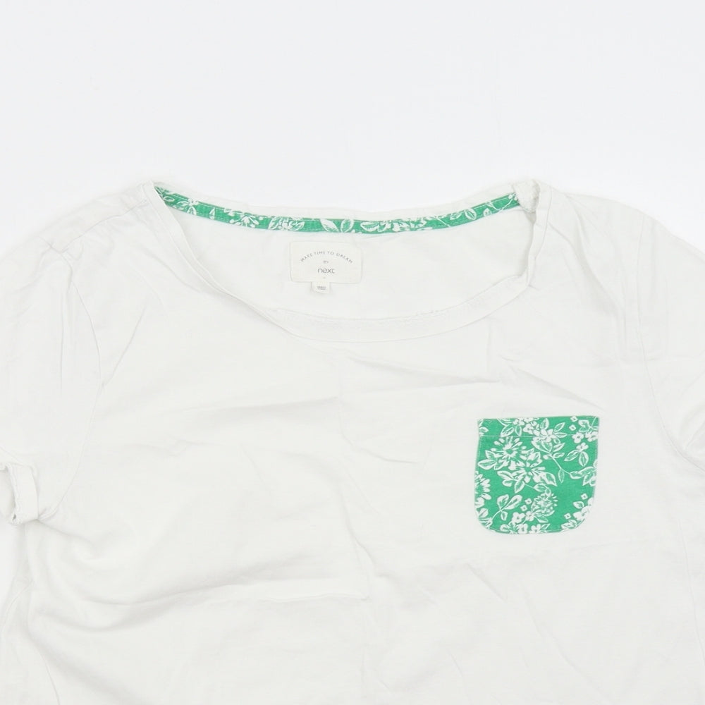 NEXT Womens White   Top Pyjama Top Size M