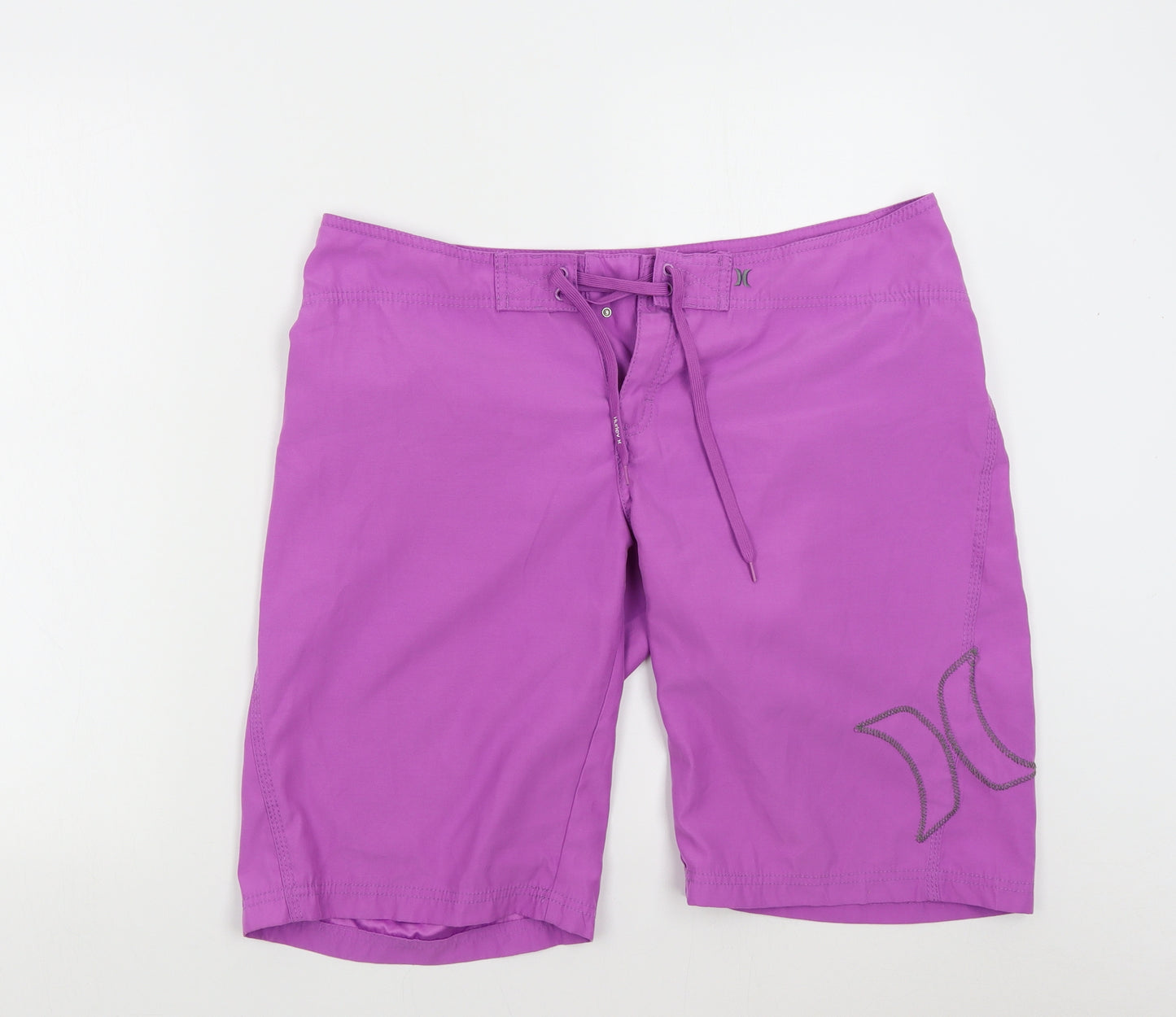Hurley Mens Purple   Sweat Shorts Size L