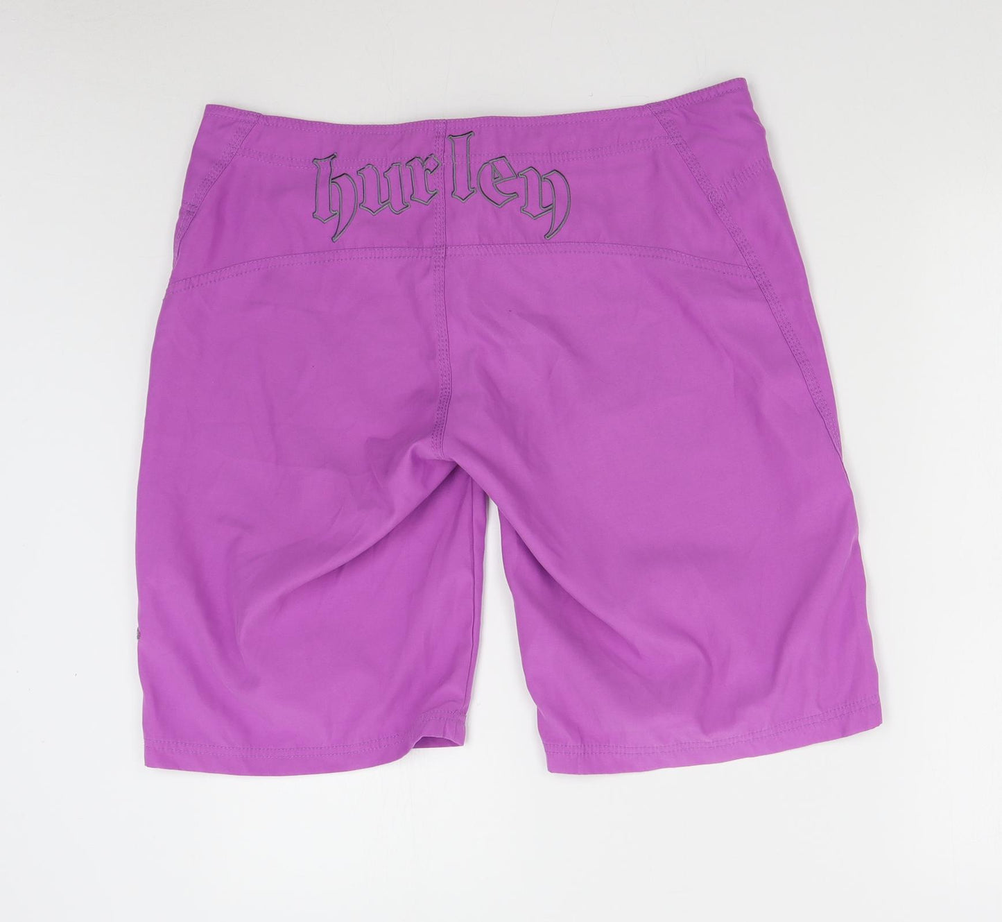 Hurley Mens Purple   Sweat Shorts Size L
