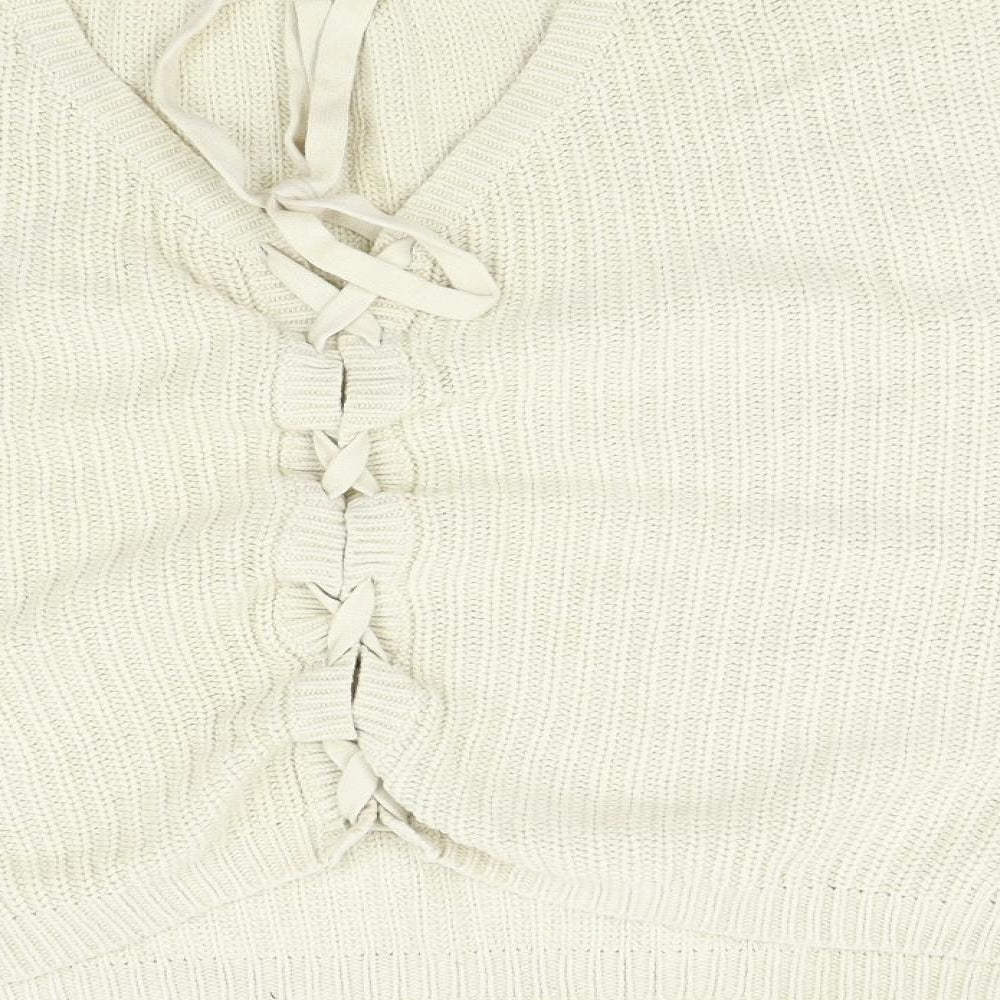 ASOS Womens Beige  Knit Pullover Jumper Size 14