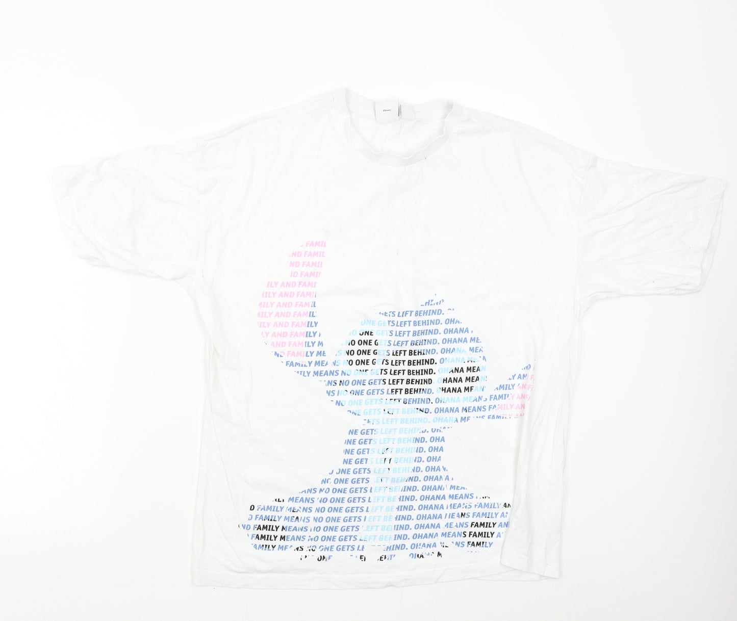 Primark Womens White   Basic T-Shirt Size 10  - Disney