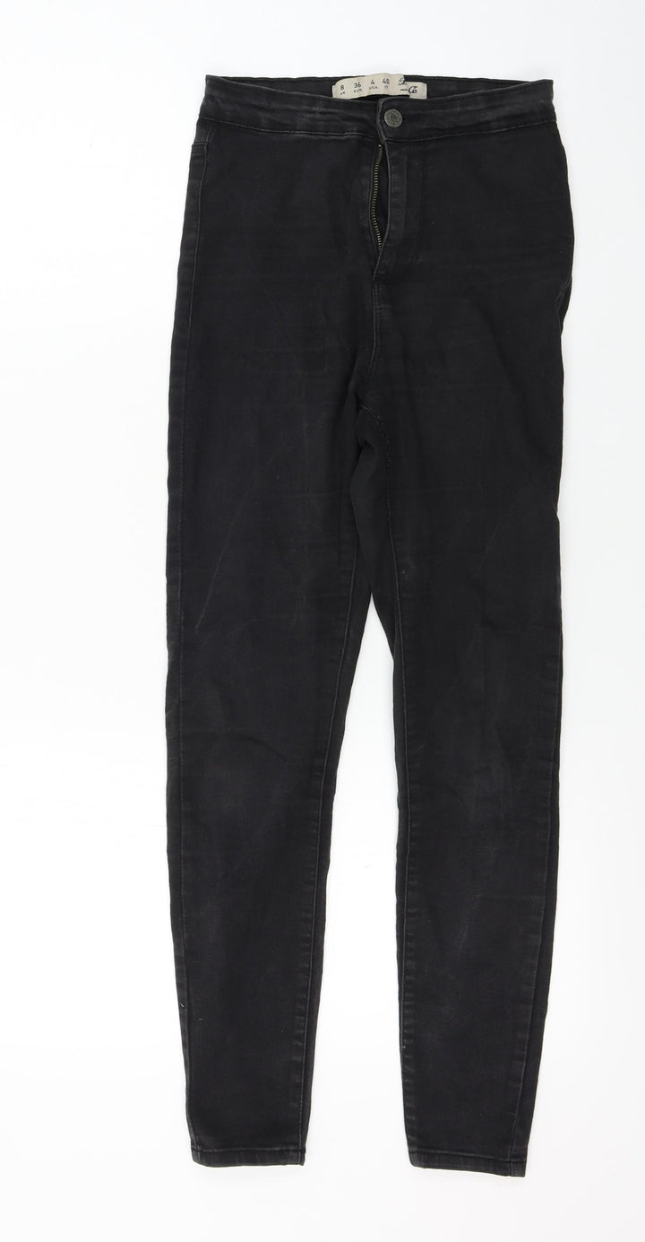 denim co Womens Black   Skinny Jeans Size 8 L24 in