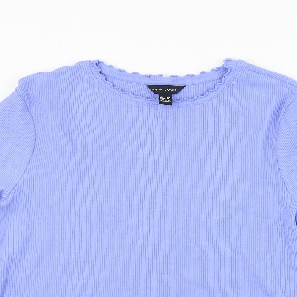 New Look  Womens Blue   Basic T-Shirt Size 12