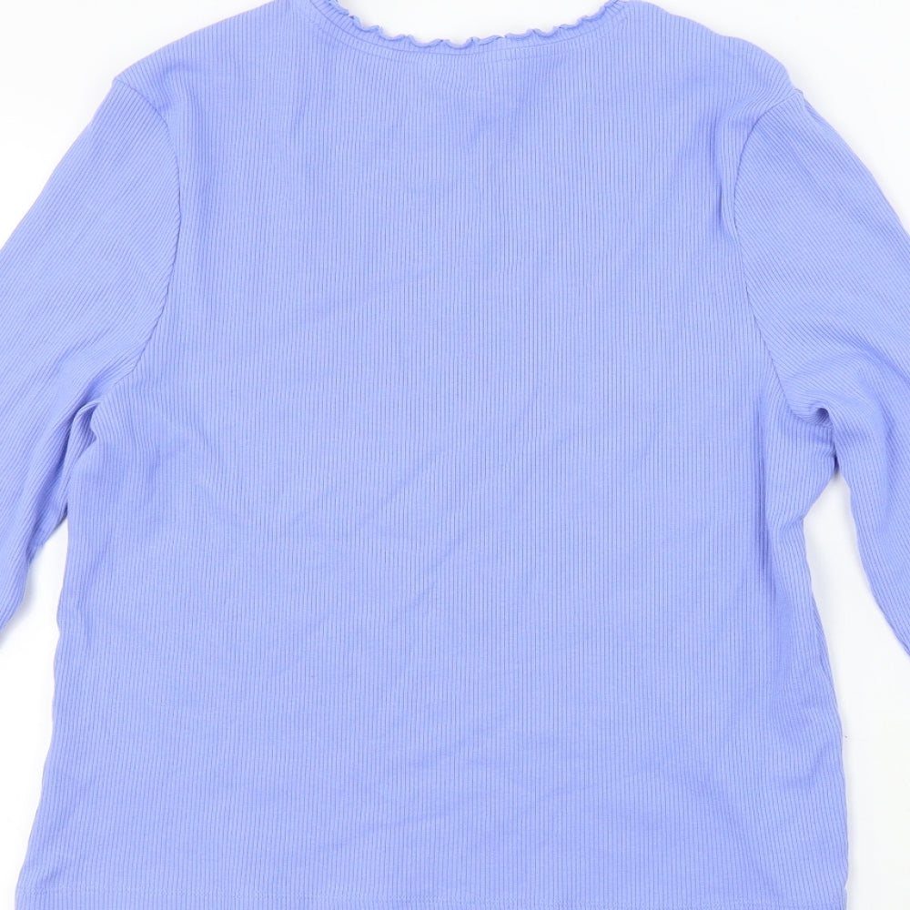 New Look  Womens Blue   Basic T-Shirt Size 12