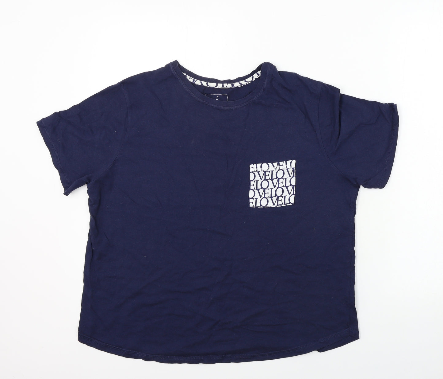 Matalan  Womens Blue   Basic T-Shirt Size L