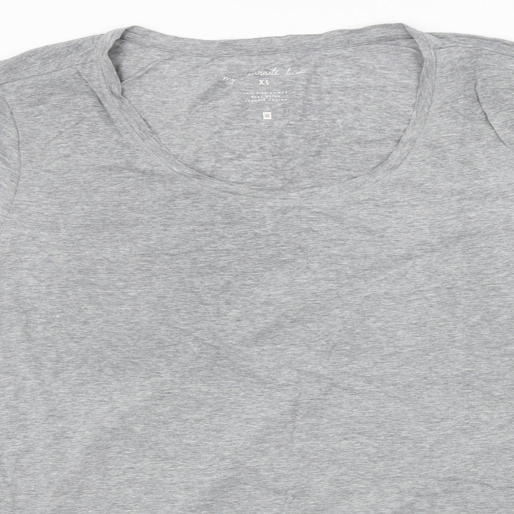 my favourite basic  Womens Grey   Basic T-Shirt Size XL