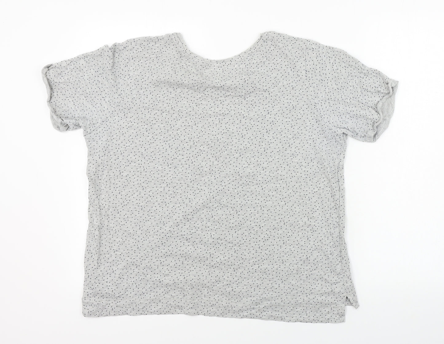 Matalan  Womens Grey   Basic T-Shirt Size L