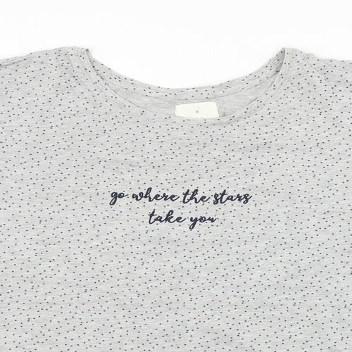 Matalan  Womens Grey   Basic T-Shirt Size L