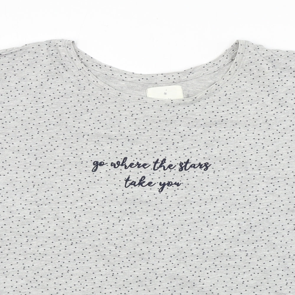 Matalan  Womens Grey   Basic T-Shirt Size L