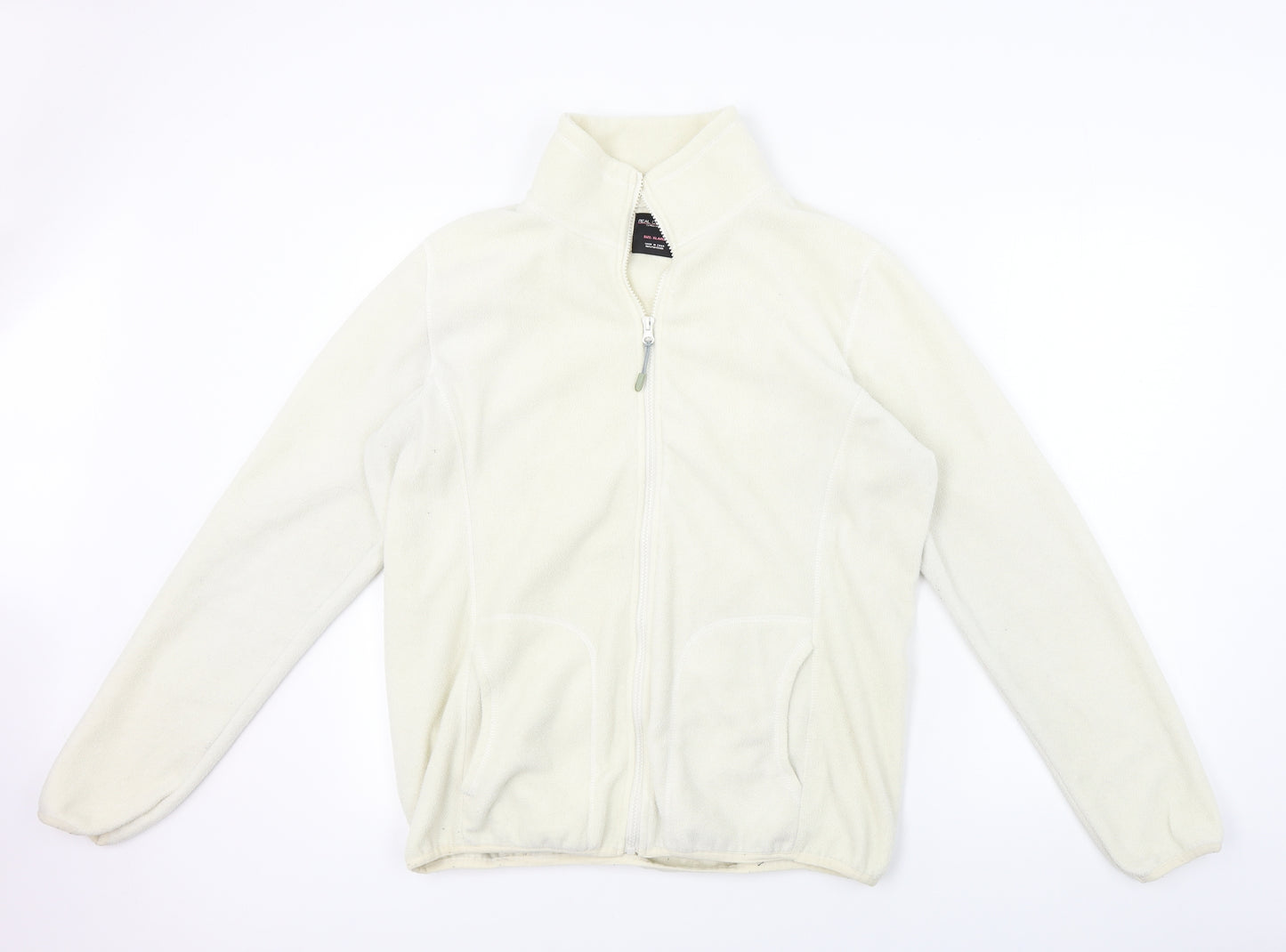 Real Clothing   Womens Ivory   Full Zip Jumper Size 2XL