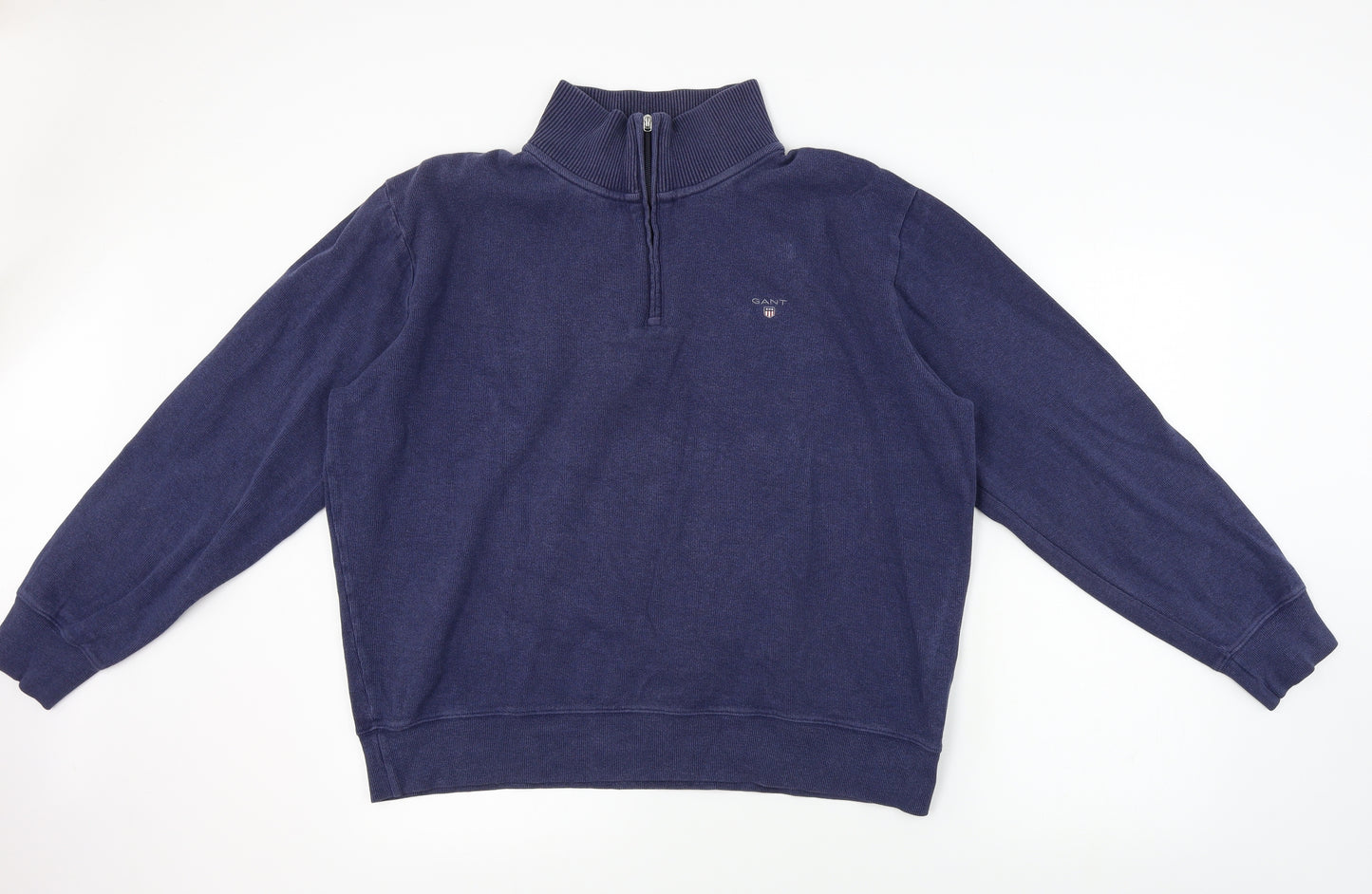 GANT Mens Blue   Henley Jumper Size XL