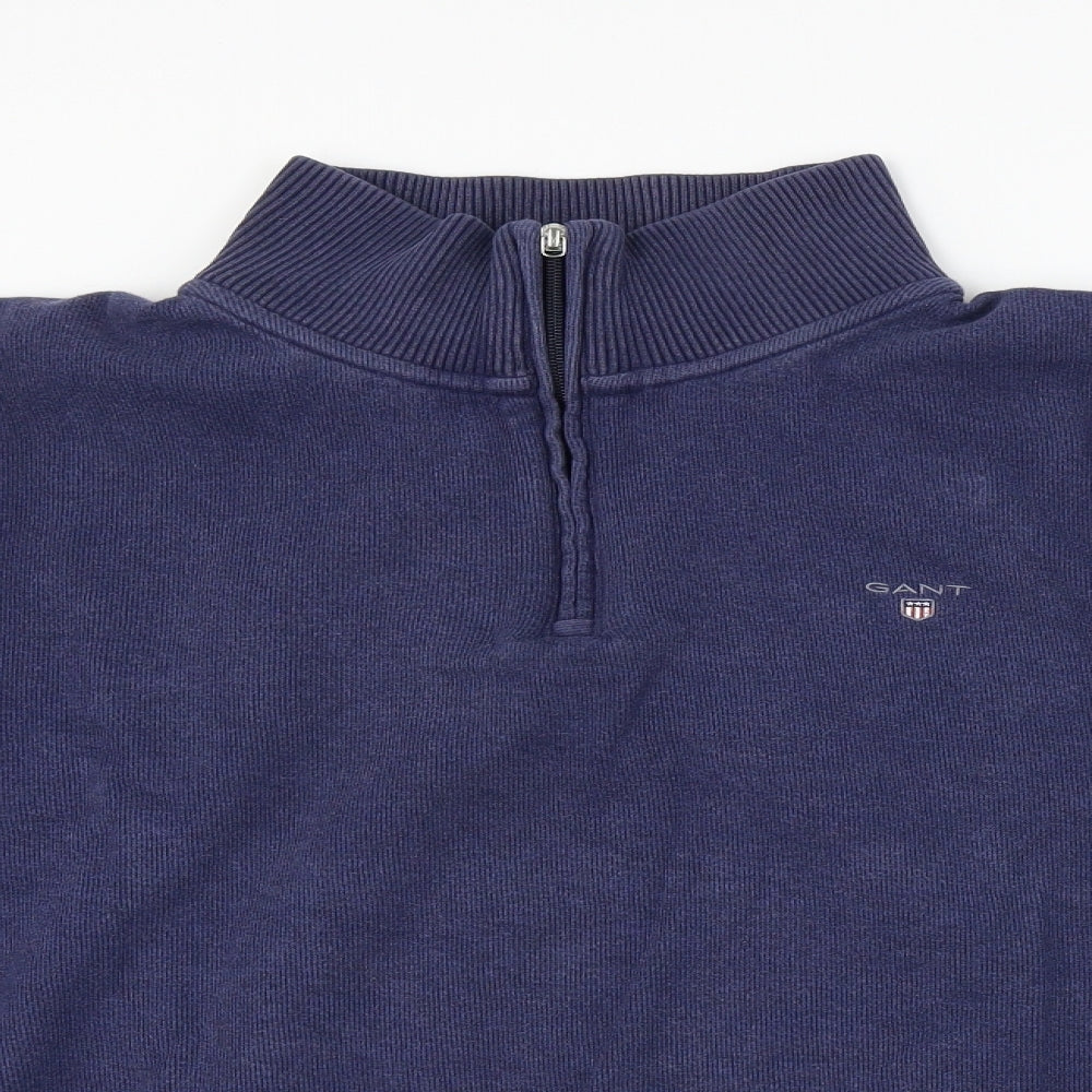 GANT Mens Blue   Henley Jumper Size XL