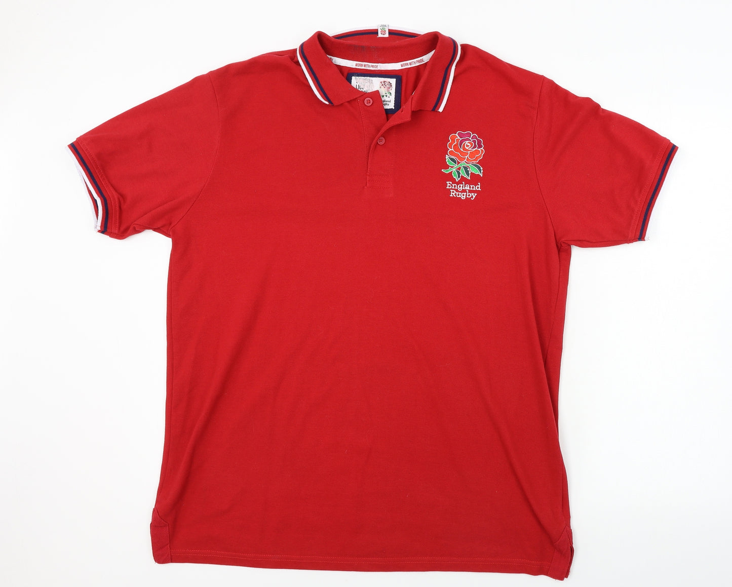 England rugby   Mens Red    Polo Size XL