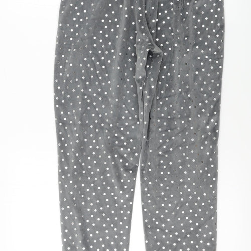TU Womens Grey Polka Dot  Sweatpants Trousers Size 8 L26 in
