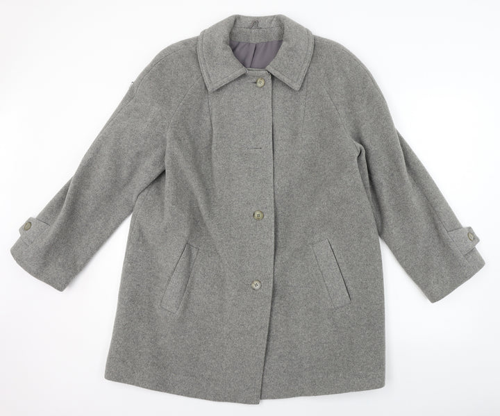 Noto  Womens Grey   Jacket Coat Size 16