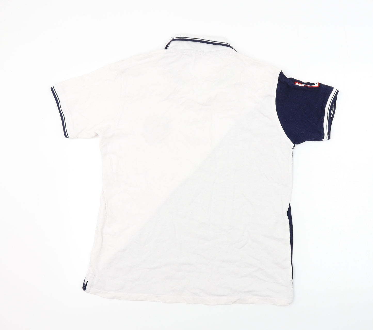 polio sport Mens White    Polo Size L