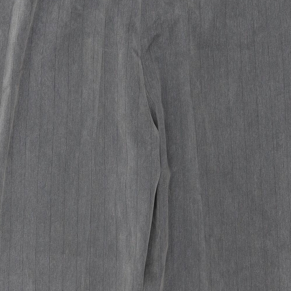 Preworn  Womens Grey Striped  Trousers  Size 12 L26 in