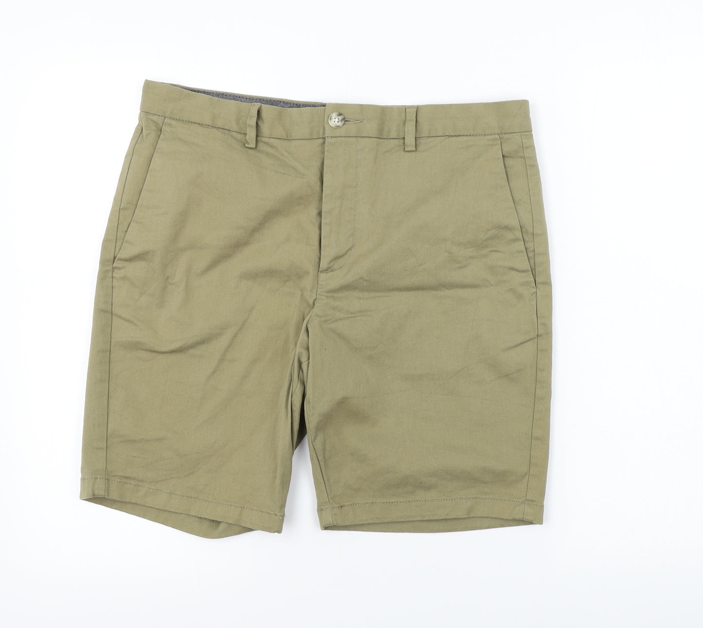 TU Mens Beige   Chino Shorts Size 34 in