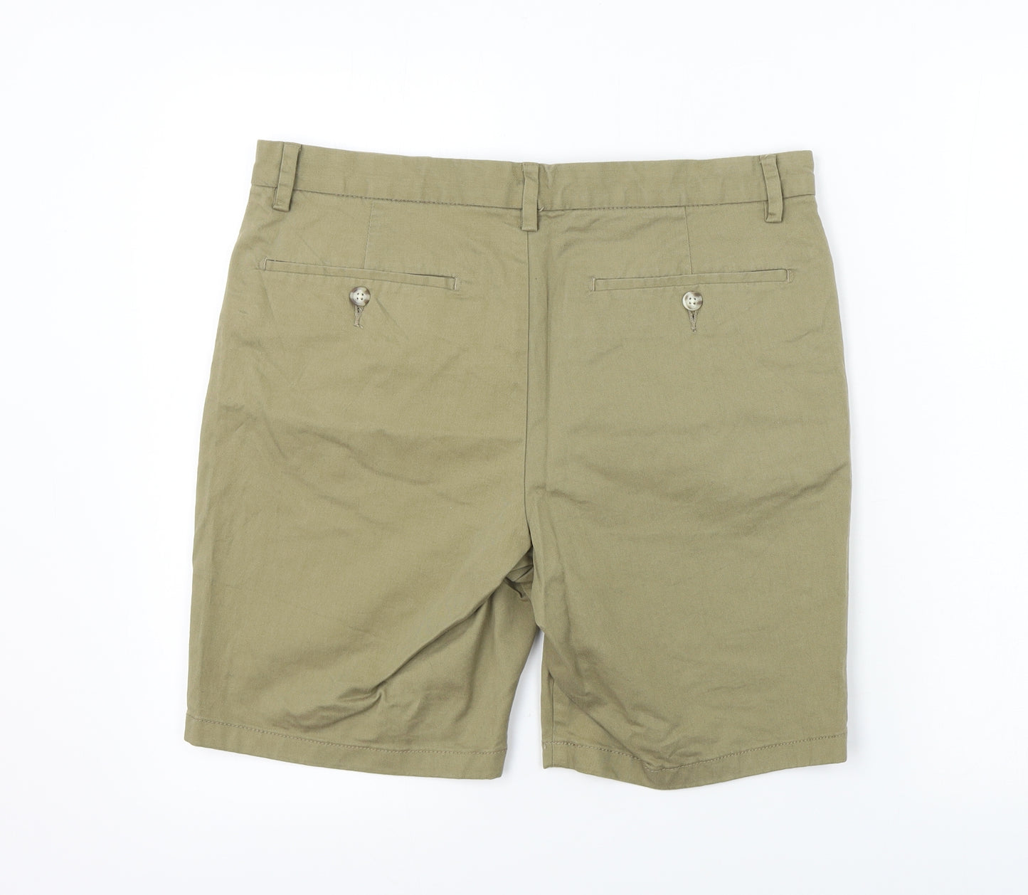 TU Mens Beige   Chino Shorts Size 34 in