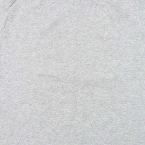 Gildan  Mens Grey    T-Shirt Size L
