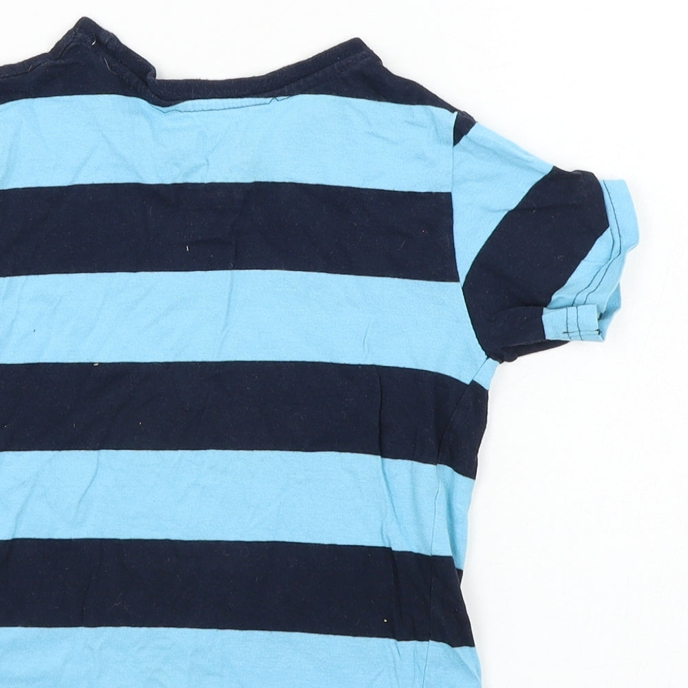 Primark  Boys Black Striped  Basic T-Shirt Size 2-3 Years
