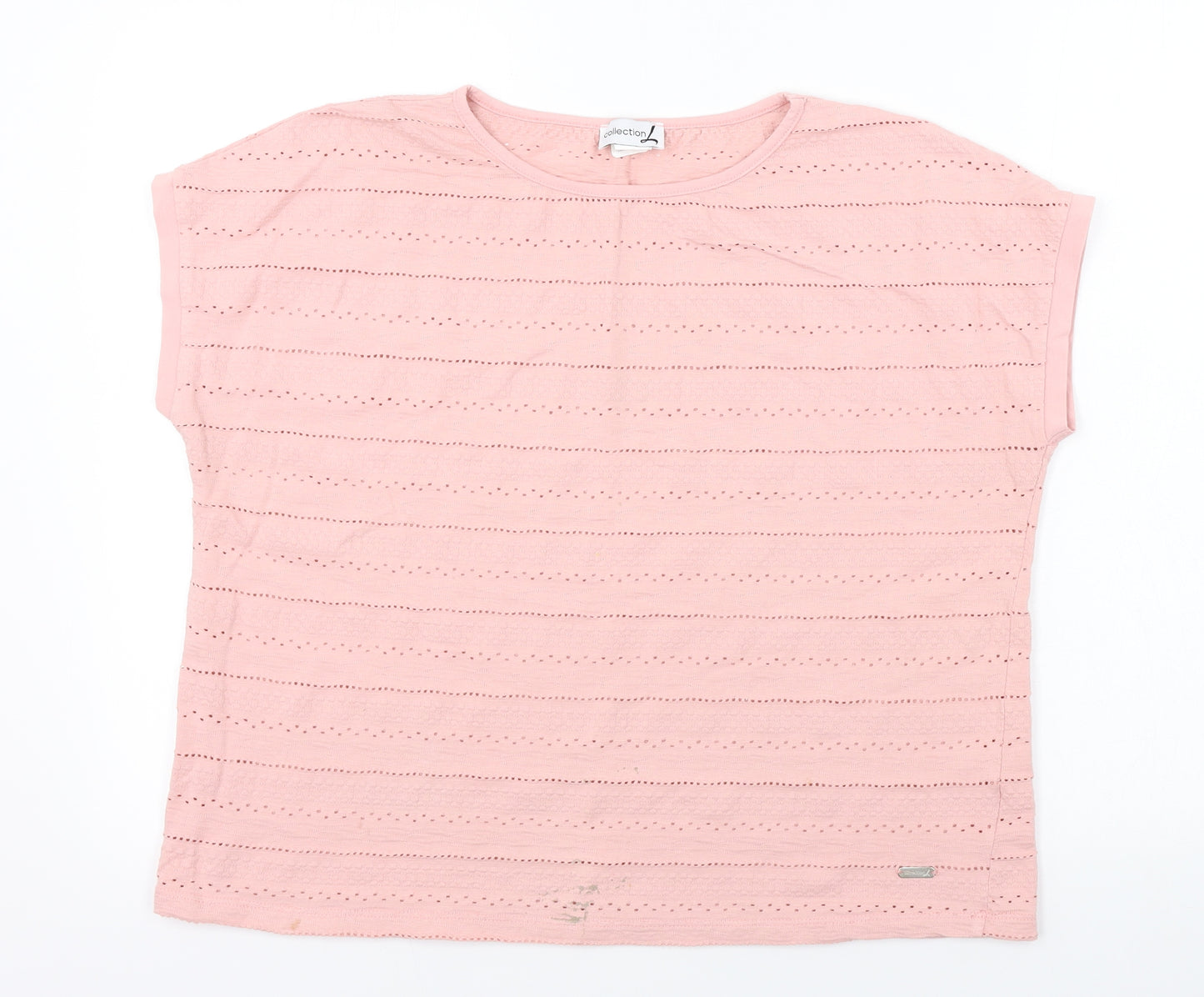 collection Womens Pink   Basic T-Shirt Size 16