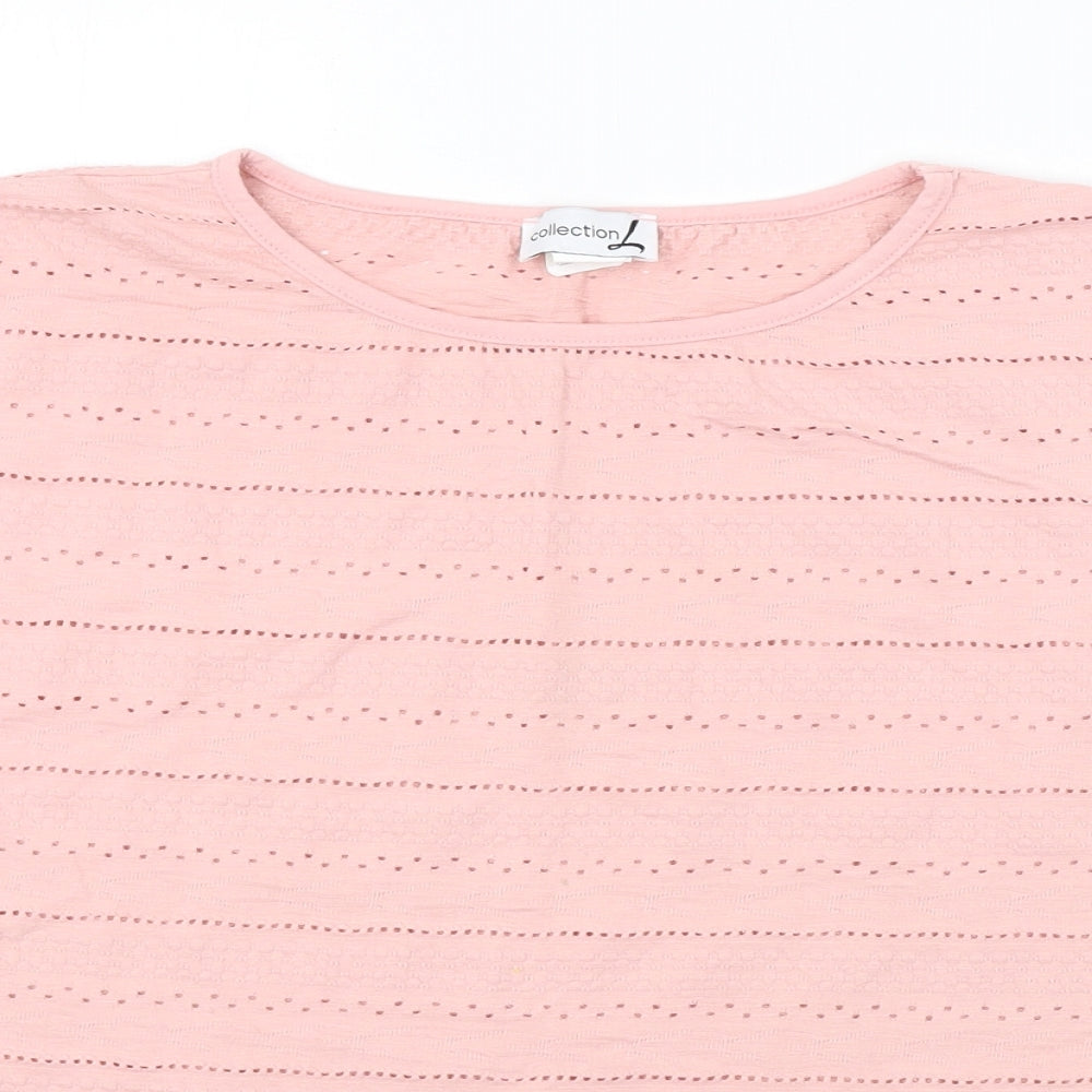 collection Womens Pink   Basic T-Shirt Size 16