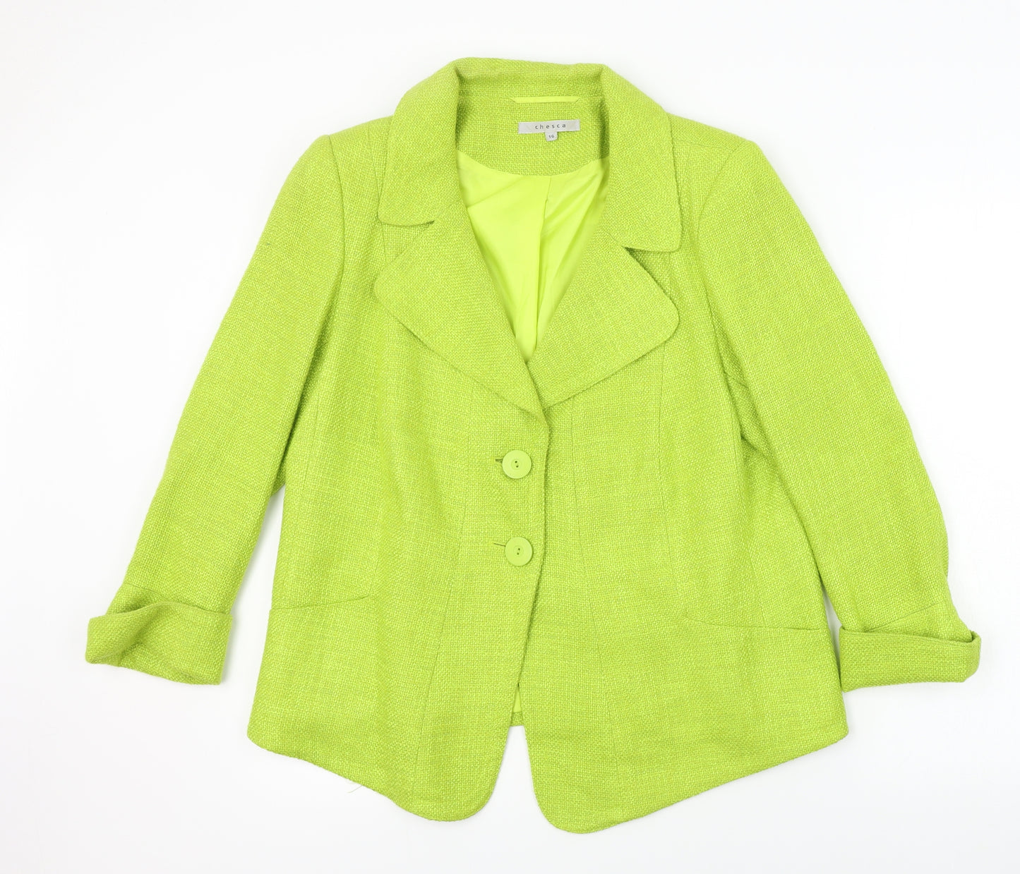 Chesca Womens Green   Jacket Blazer Size 16