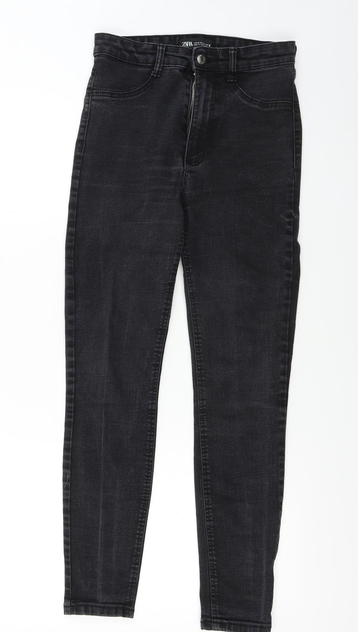 Zara Womens Black Skinny Jeans Size 26 in L24 in