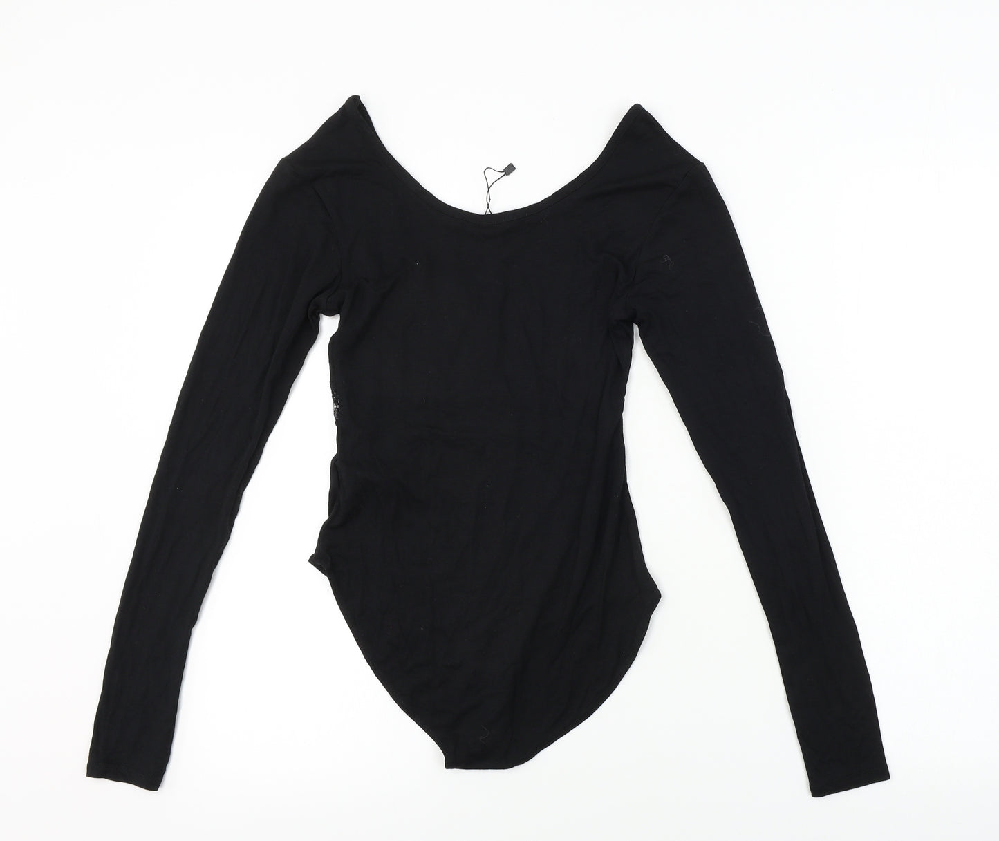 Boohoo  Womens Black   Bodysuit One-Piece Size 8