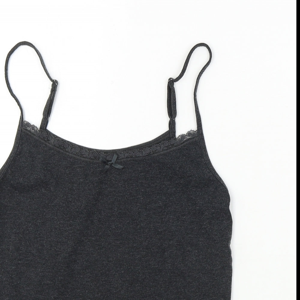 George  Womens Black   Basic Tank Size 10