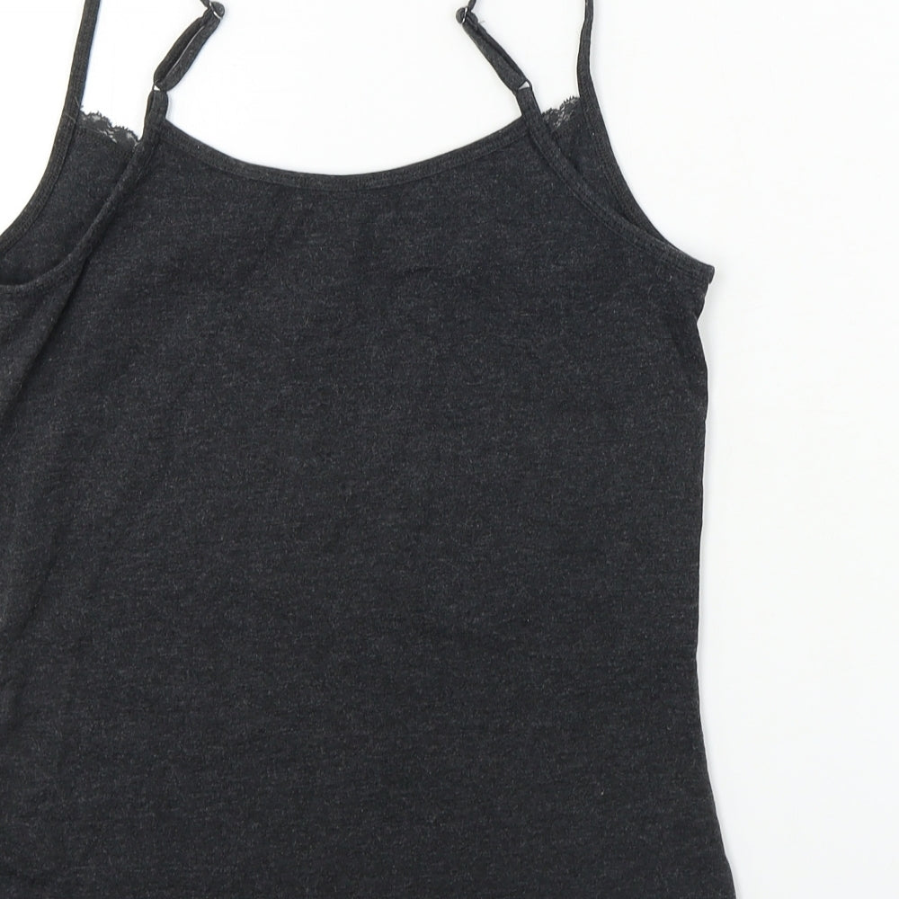 George  Womens Black   Basic Tank Size 10