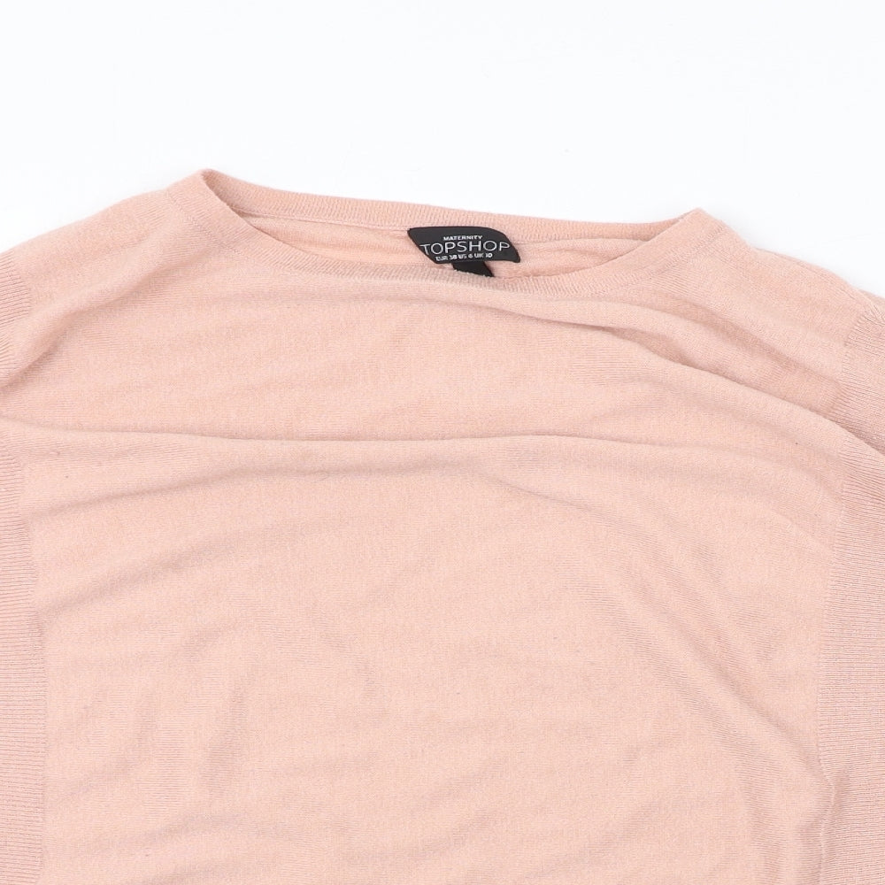 Topshop  Womens Pink   Pullover Jumper Size 10