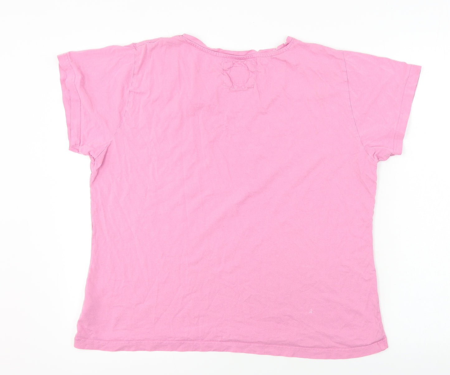 love to lounge    Womens Pink   Basic T-Shirt Size XL