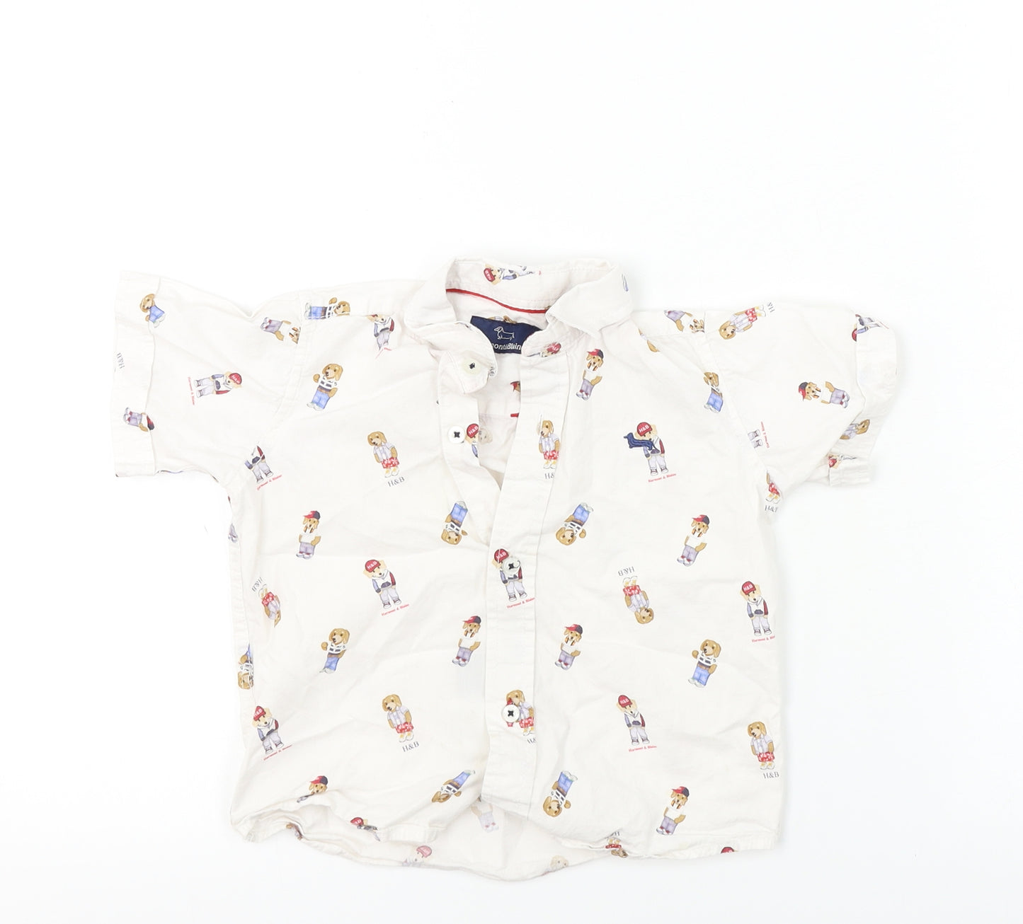 Harmont & Blaine  Boys White   Basic Button-Up Size 2-3 Years