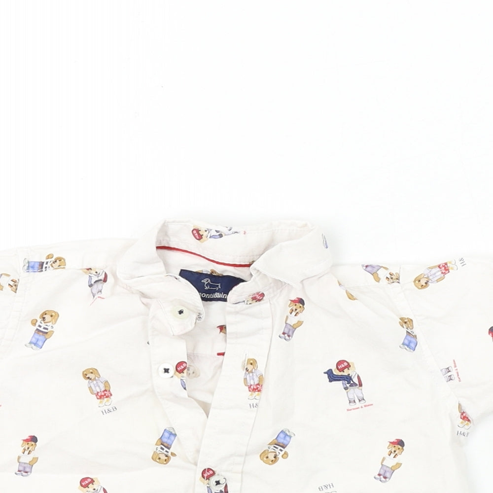 Harmont & Blaine  Boys White   Basic Button-Up Size 2-3 Years