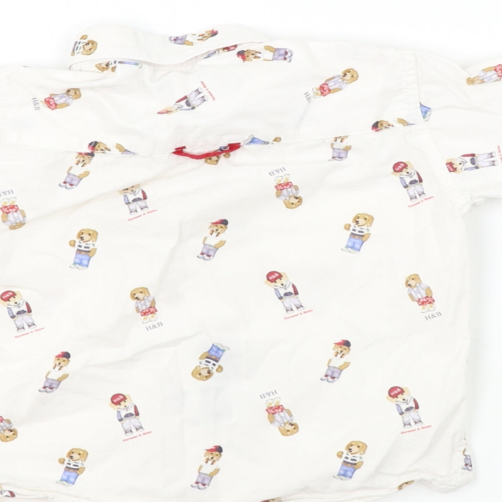 Harmont & Blaine  Boys White   Basic Button-Up Size 2-3 Years