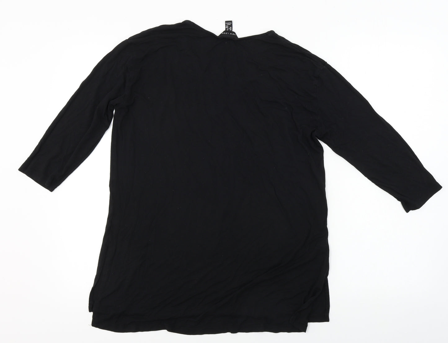 New Look  Womens Black   Basic T-Shirt Size 12