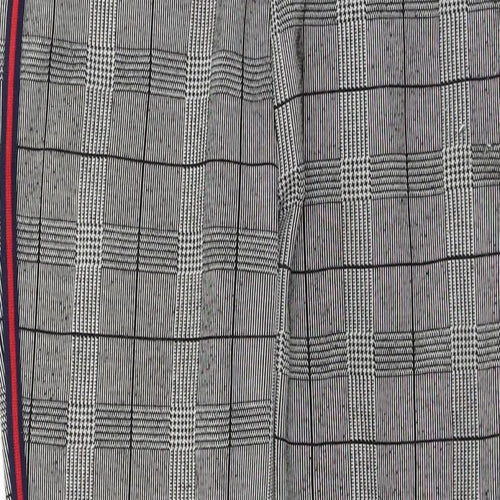 Preworn  Womens Grey Check  Trousers  Size L L23 in