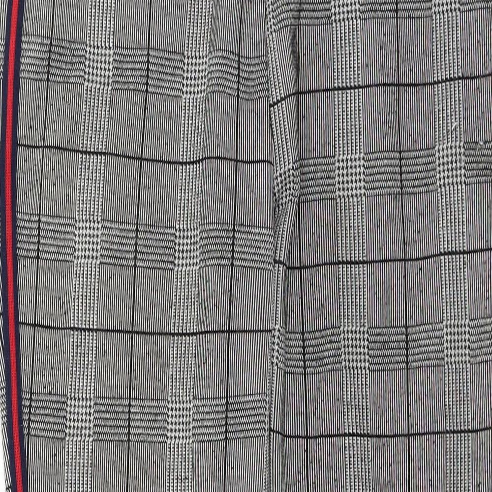 Preworn  Womens Grey Check  Trousers  Size L L23 in