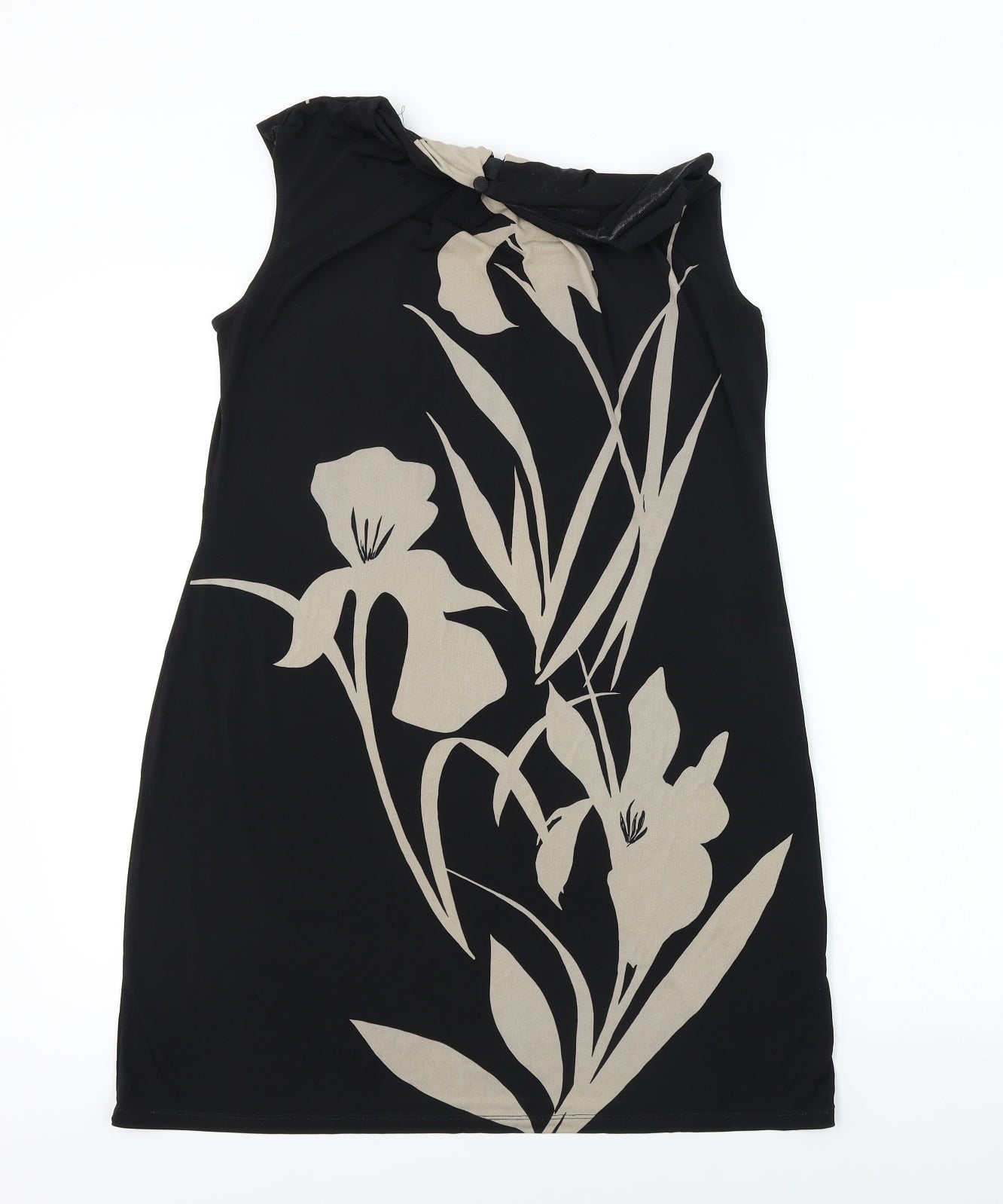 Wallis  Womens Black Floral  Basic Blouse Size 12