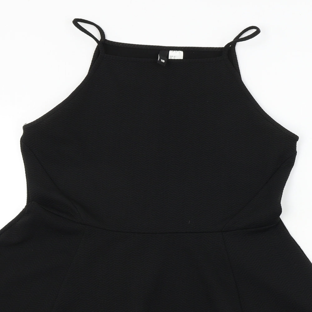 H&M  Womens Black   A-Line  Size 18