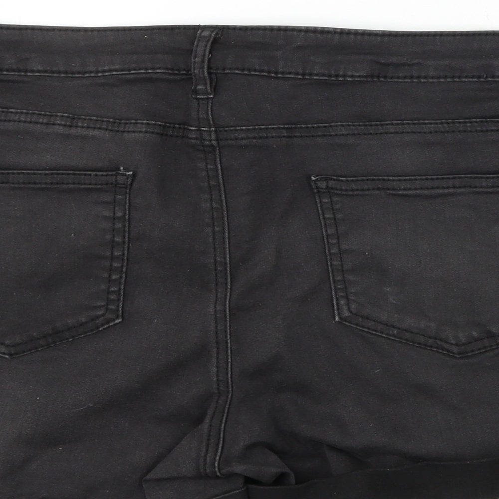 denim co Womens Black   Chino Shorts Size 14