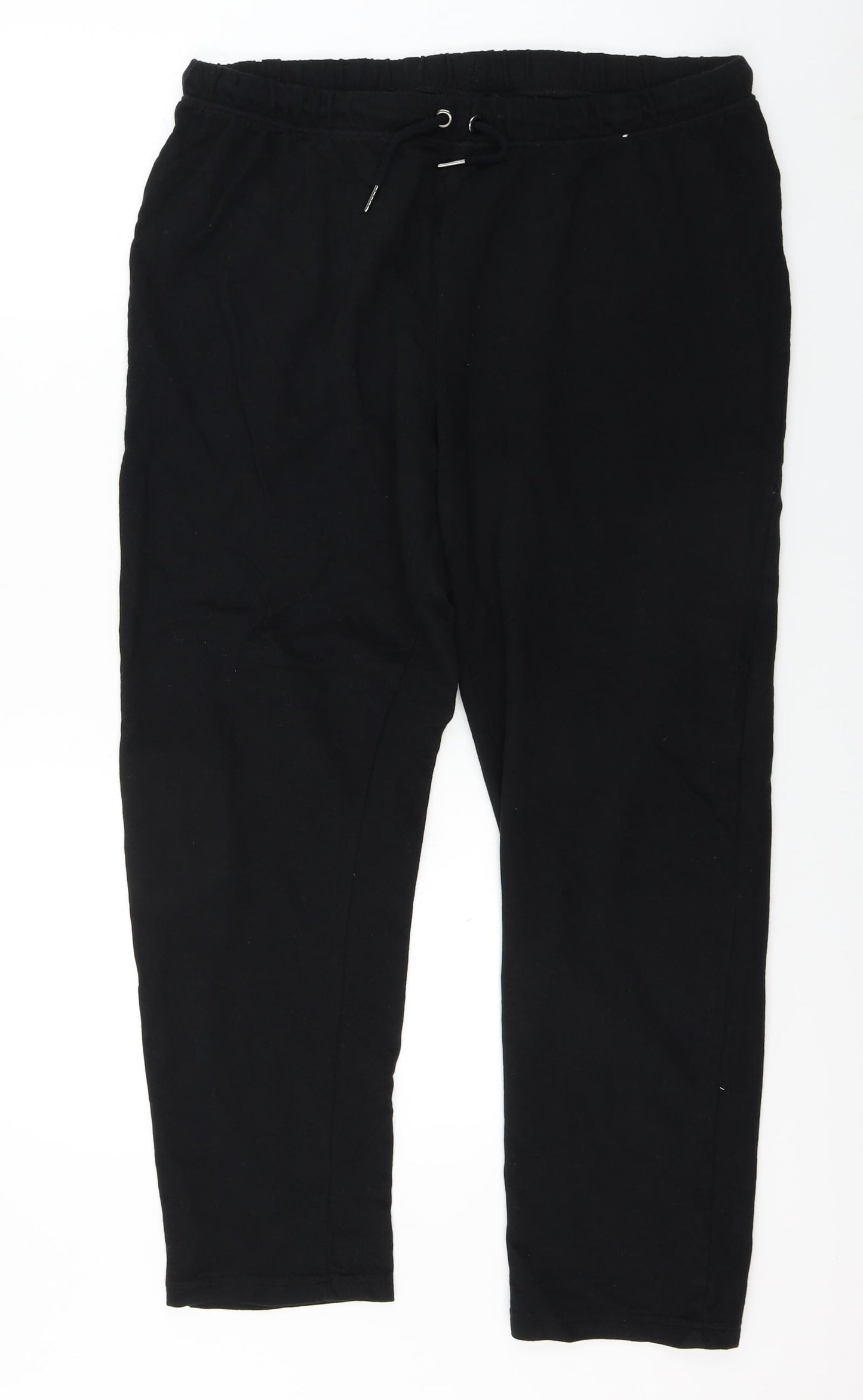 George  Womens Black   Sweatpants Trousers Size 16 L25 in