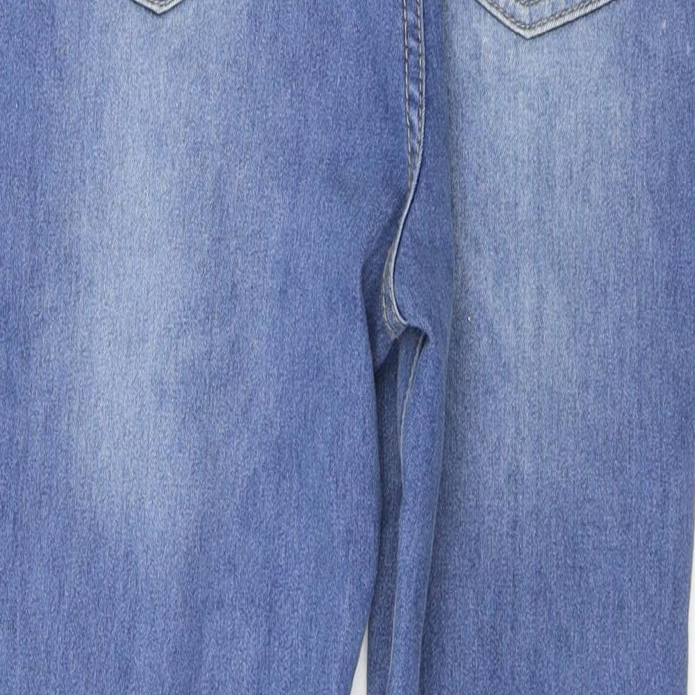 Boohoo  Womens Blue   Skinny Jeans Size 10 L26 in